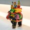 Wooden Kondapalli Maharaja Ambari Elephant Indian Handpainted Amrapali Rajasthani Golu Decoration Showpiece for Home Living Room Shelf Display Table Decor Gifting Item Golu Dolls
